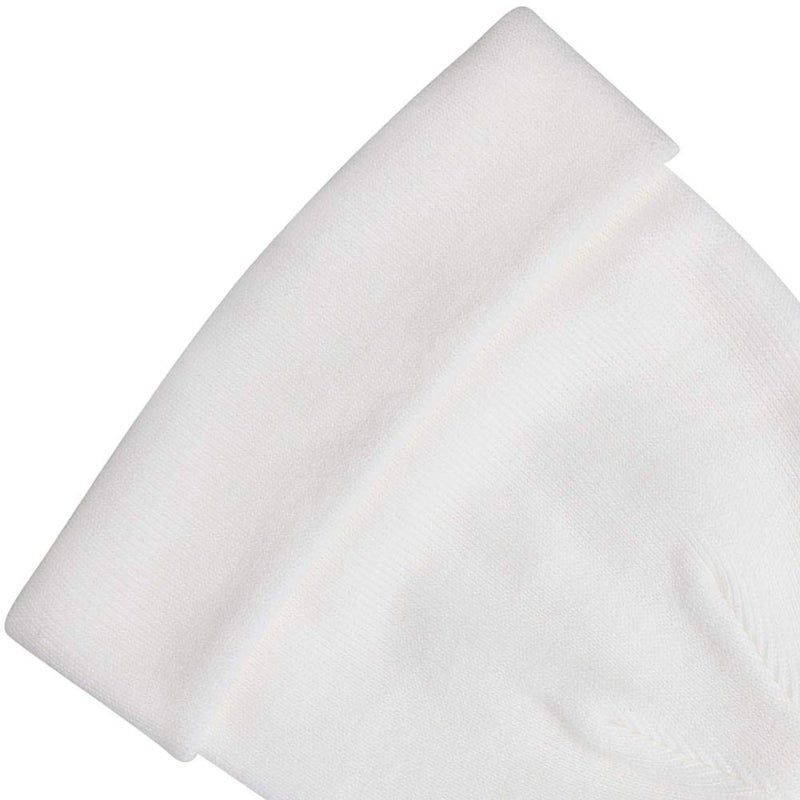 MaxNova Slouchy Beanie Cap Knit hat for Men and Women White - Image 3